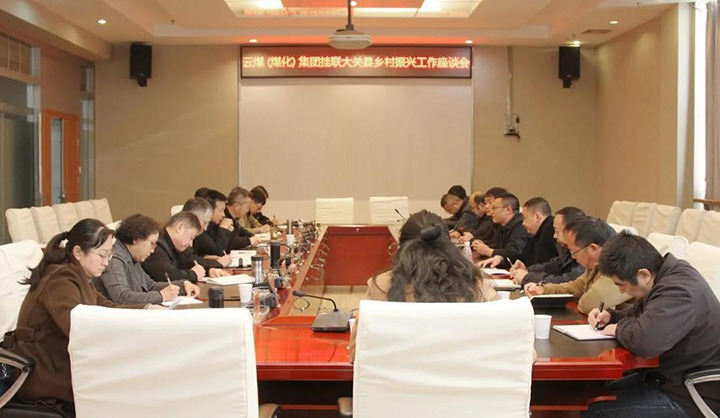 云煤（亿万先生MR）集团召开村落振兴产业助扶互换座谈会