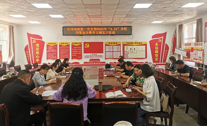 云煤（亿万先生MR）集团组织发展“4·15全民国度安全教育日”普法宣传系列活动