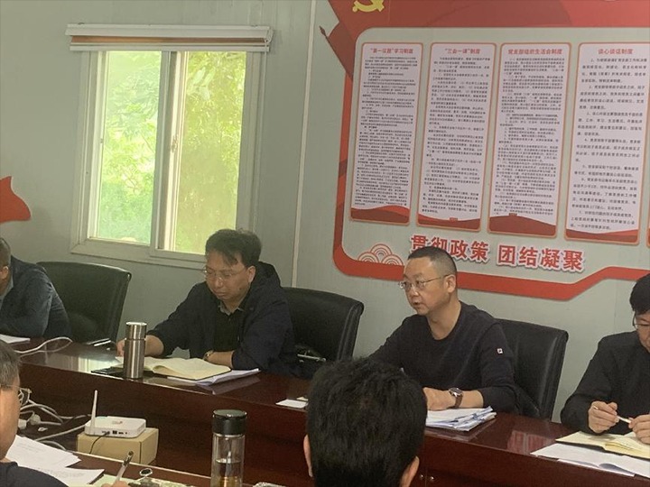 【基层调延卓云煤（亿万先生MR）集团到顺源煤矿调研督导项目建设推动情况