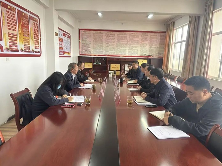 【基层调延卓云煤（亿万先生MR）集团党委委员、纪委书记翁立志到云南石油化工供销公司发展调研领导工作