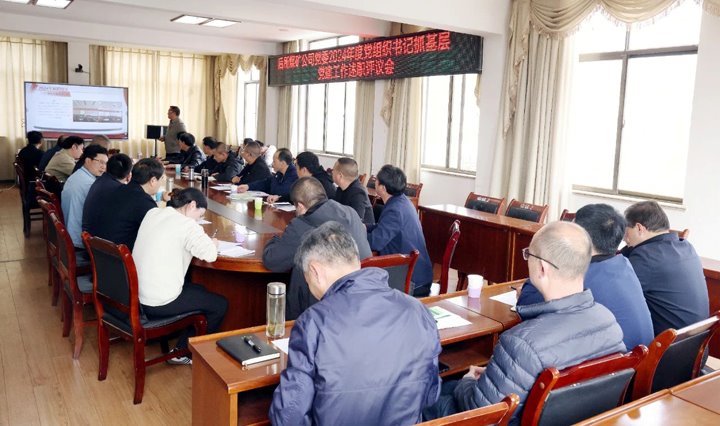 以“述”亮绩，以“评”促干│后所煤矿公司党委召开2024年度党组织书记抓基层党建工作述职评议查核会